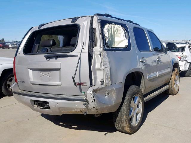 1GKFK13027J101880 - 2007 GMC YUKON SILVER photo 4