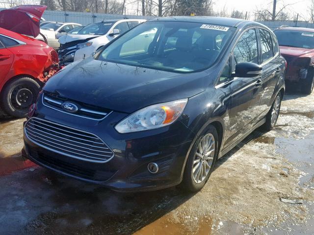 1FADP5BU1DL506327 - 2013 FORD C-MAX SEL BLUE photo 2