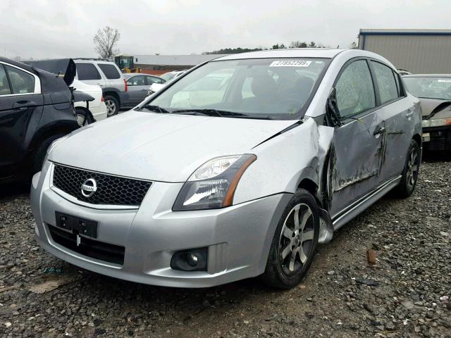 3N1AB6AP7CL704042 - 2012 NISSAN SENTRA 2.0 SILVER photo 2