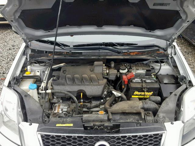 3N1AB6AP7CL704042 - 2012 NISSAN SENTRA 2.0 SILVER photo 7