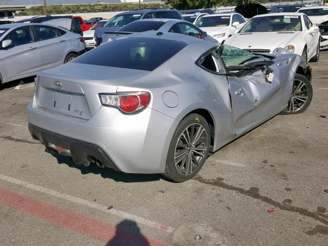 JF1ZNAA18D2710222 - 2013 TOYOTA SCION FR-S SILVER photo 4