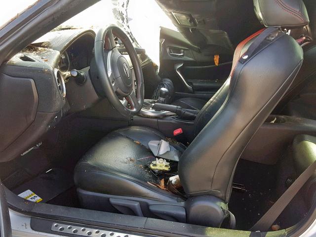 JF1ZNAA18D2710222 - 2013 TOYOTA SCION FR-S SILVER photo 5