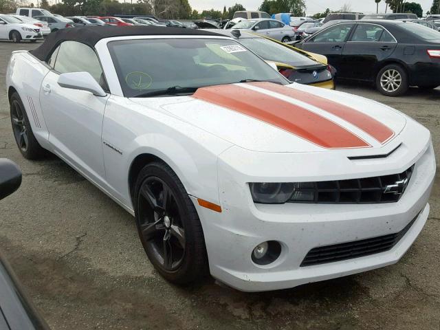 2G1FJ3DJ2B9170065 - 2011 CHEVROLET CAMARO SS WHITE photo 1