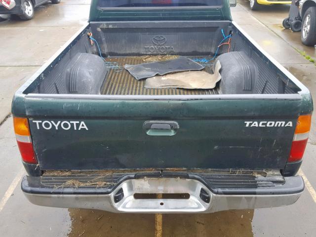 4TANL42N1XZ441828 - 1999 TOYOTA TACOMA GREEN photo 6