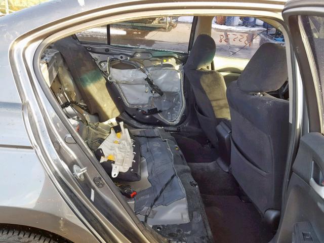 1HGCP2F41BA029102 - 2011 HONDA ACCORD LXP GRAY photo 6