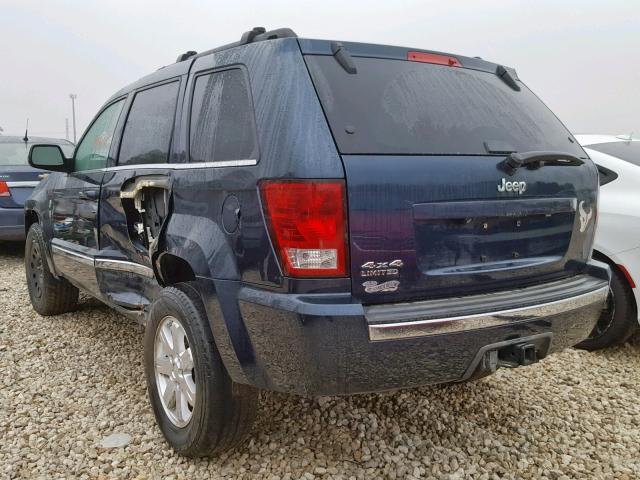 1J8HR58P89C543656 - 2009 JEEP GRAND CHER BLUE photo 3