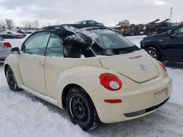 3VWRF21Y16M329833 - 2006 VOLKSWAGEN NEW BEETLE Gelb Foto 3