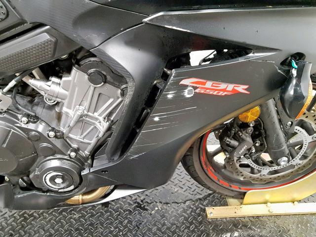 MLHRC7452G5200076 - 2016 HONDA CBR650 FA BLACK photo 13