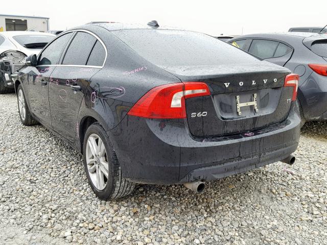 YV1612FS5D2200825 - 2013 VOLVO S60 T5 BLACK photo 3