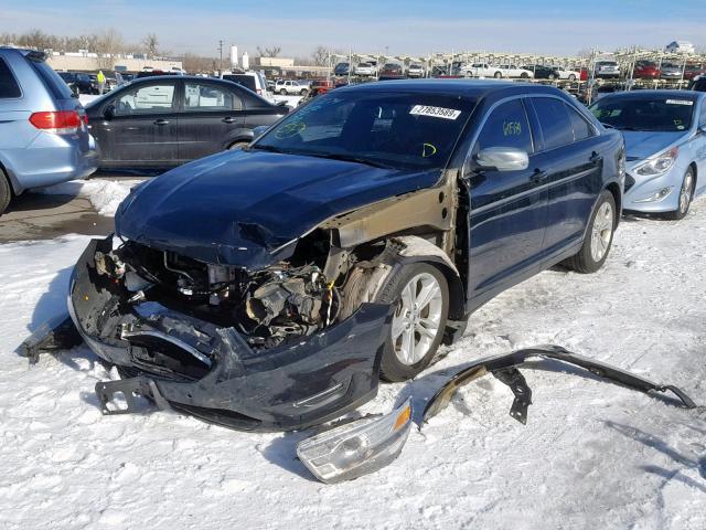 1FAHP2H82EG121623 - 2014 FORD TAURUS SEL BLACK photo 2