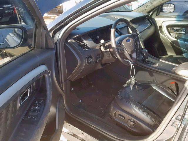 1FAHP2H82EG121623 - 2014 FORD TAURUS SEL BLACK photo 9