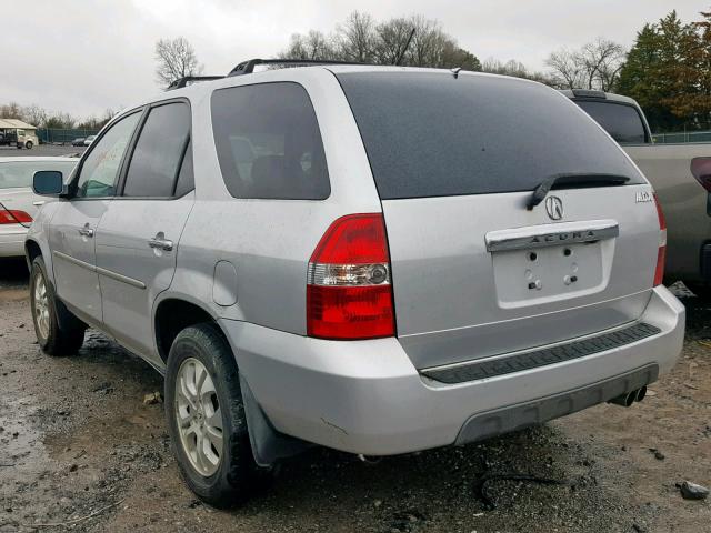 2HNYD18973H553299 - 2003 ACURA MDX TOURIN SILVER photo 3