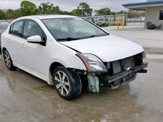 3N1AB6APXCL706156 - 2012 NISSAN SENTRA 2.0 WHITE photo 1