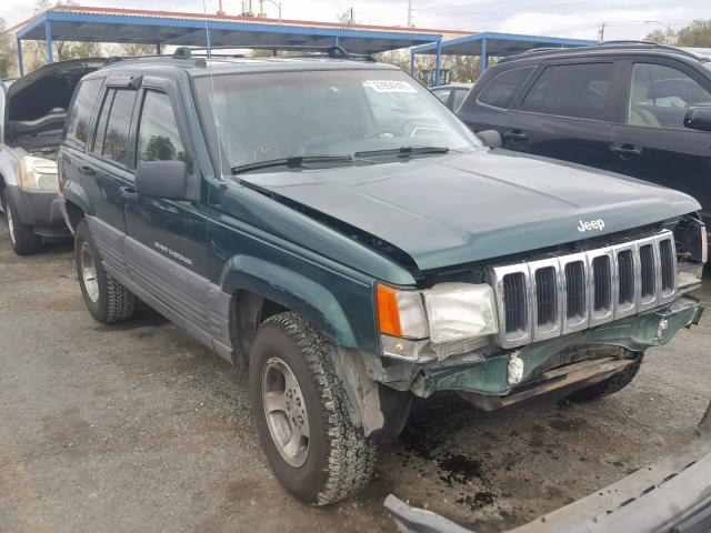 1J4GZ58Y9TC326372 - 1996 JEEP GRAND CHER GREEN photo 1