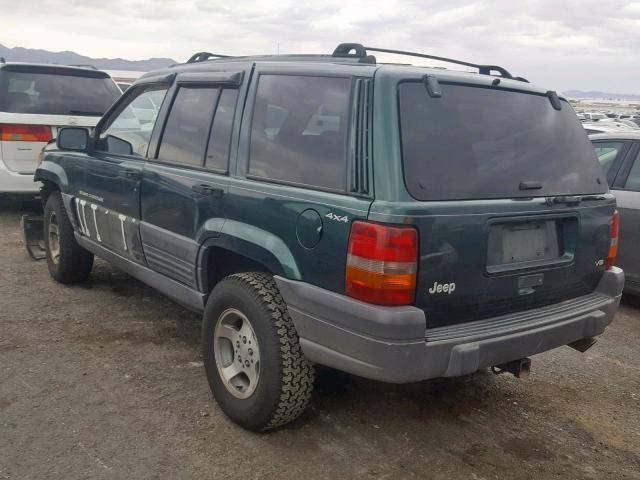 1J4GZ58Y9TC326372 - 1996 JEEP GRAND CHER GREEN photo 3