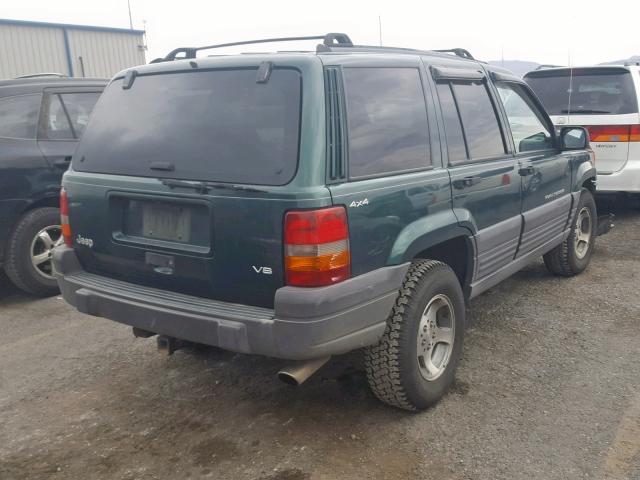 1J4GZ58Y9TC326372 - 1996 JEEP GRAND CHER GREEN photo 4