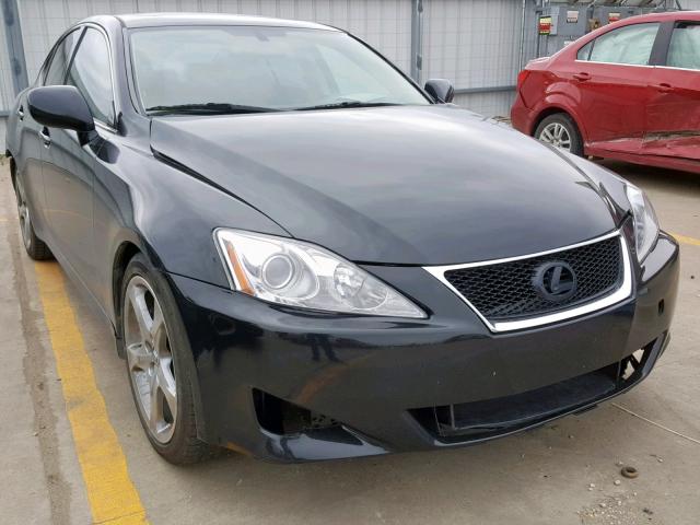 JTHBE262772011363 - 2007 LEXUS IS 350 BLACK photo 1