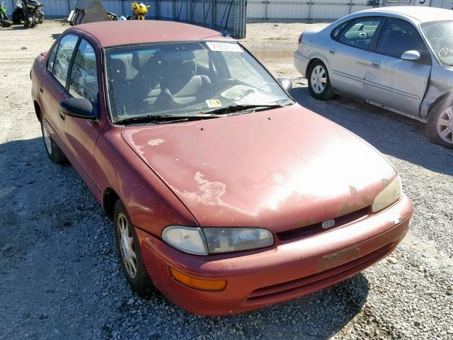 1Y1SK5363RZ069995 - 1994 GEO PRIZM BASE წითელი ფოტო 1