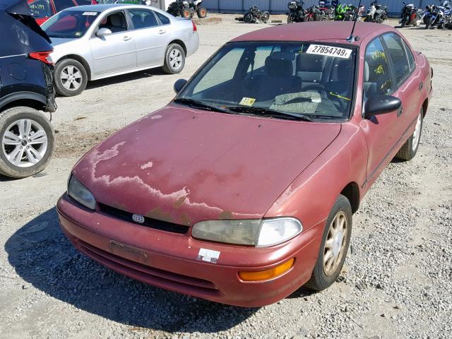 1Y1SK5363RZ069995 - 1994 GEO PRIZM BASE წითელი ფოტო 2