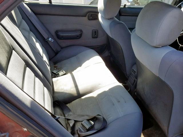 1Y1SK5363RZ069995 - 1994 GEO PRIZM BASE წითელი ფოტო 6