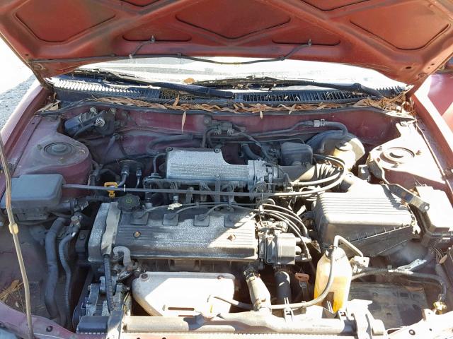 1Y1SK5363RZ069995 - 1994 GEO PRIZM BASE წითელი ფოტო 7