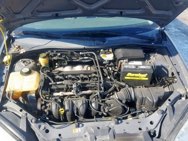 1FAFP34NX5W283725 - 2005 FORD FOCUS ZX4 GRAY photo 7