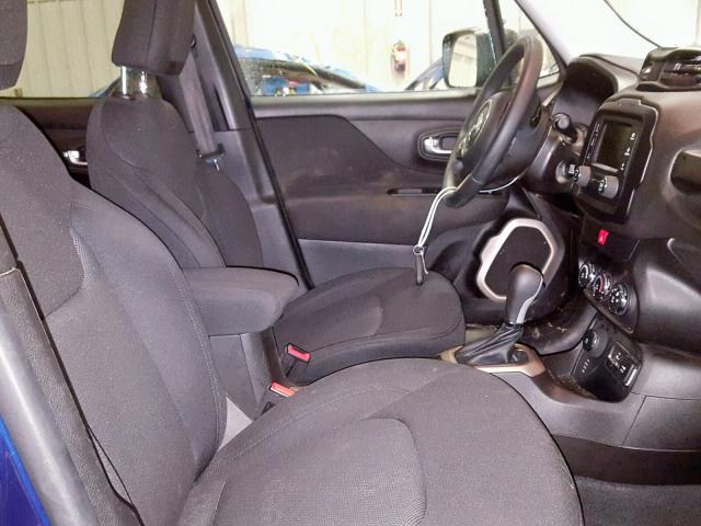 ZACCJBAB7HPF91083 - 2017 JEEP RENEGADE S BLUE photo 5