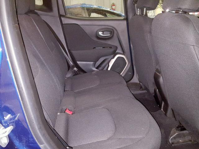 ZACCJBAB7HPF91083 - 2017 JEEP RENEGADE S BLUE photo 6