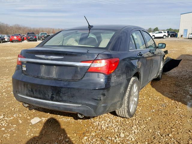 1C3CCBAG8CN246379 - 2012 CHRYSLER 200 LX BLACK photo 4