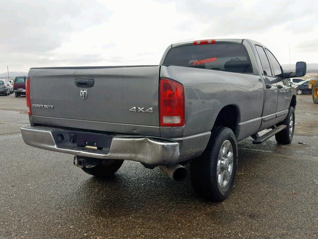 3D7LX38C06G246002 - 2006 DODGE RAM 3500 S GRAY photo 4