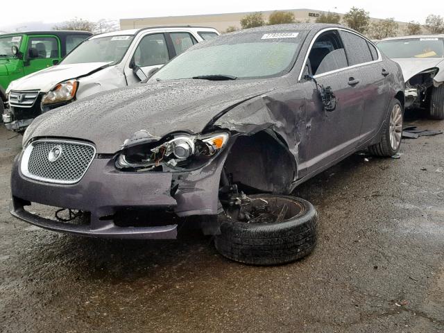 SAJWA05B49HR24443 - 2009 JAGUAR XF LUXURY PURPLE photo 2