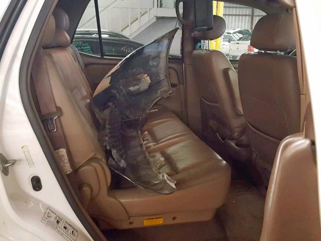 5TDBT48A84S210207 - 2004 TOYOTA SEQUOIA LI WHITE photo 6