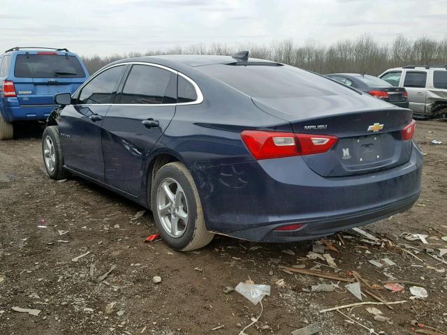 1G1ZB5ST2HF291088 - 2017 CHEVROLET MALIBU LS 蓝色 照片 3