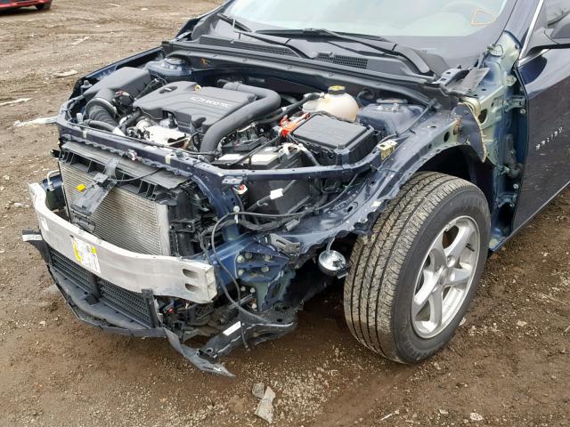 1G1ZB5ST2HF291088 - 2017 CHEVROLET MALIBU LS 蓝色 照片 9