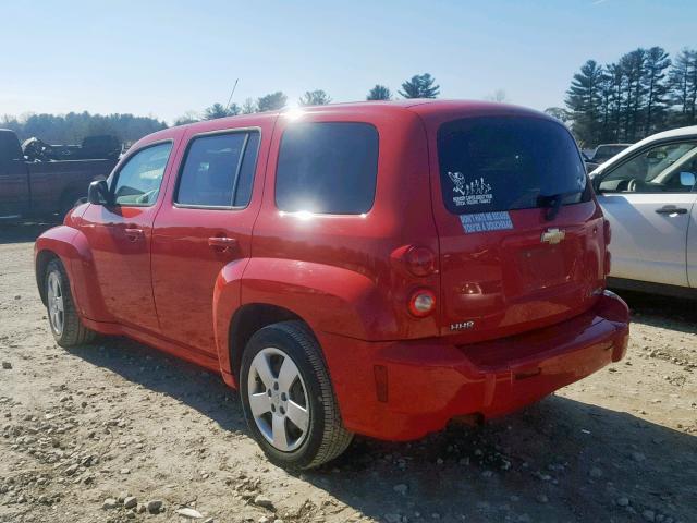 3GNCA13B59S575642 - 2009 CHEVROLET HHR LS Կարմիր լուսանկար 3