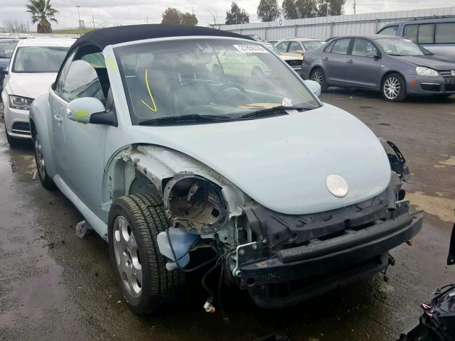 3VWCK21YX3M315569 - 2003 VOLKSWAGEN NEW BEETLE Blau Foto 1