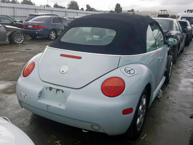 3VWCK21YX3M315569 - 2003 VOLKSWAGEN NEW BEETLE Blau Foto 4