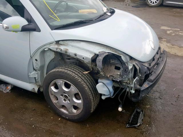 3VWCK21YX3M315569 - 2003 VOLKSWAGEN NEW BEETLE Blau Foto 9