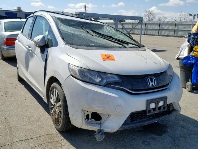 3HGGK5H86FM749151 - 2015 HONDA FIT EX WHITE photo 1