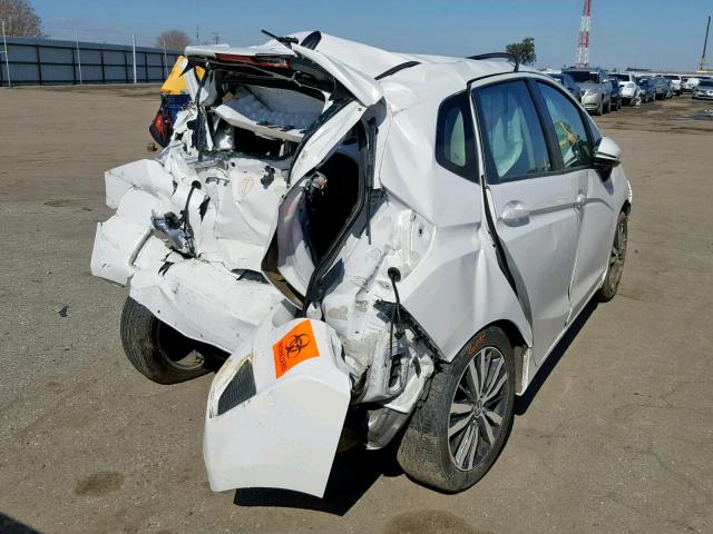 3HGGK5H86FM749151 - 2015 HONDA FIT EX WHITE photo 4