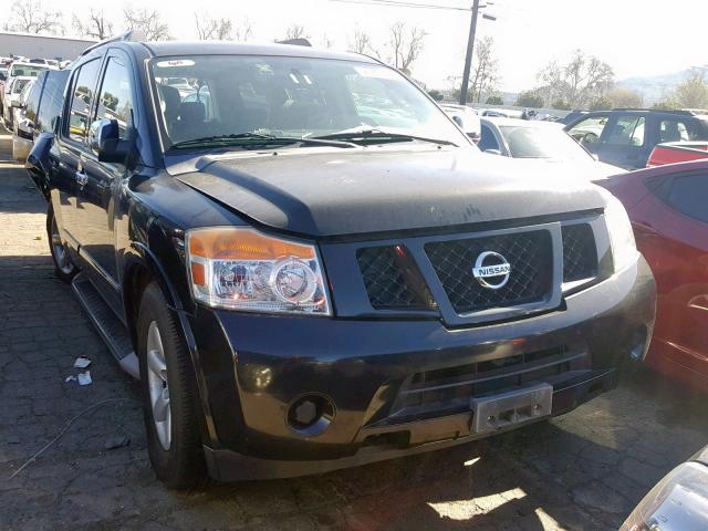 5N1AA0ND8CN600068 - 2012 NISSAN ARMADA SV BLACK photo 1