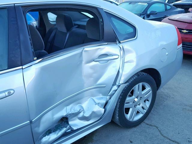 2G1WB5E31E1184633 - 2014 CHEVROLET IMPALA LIM SILVER photo 9