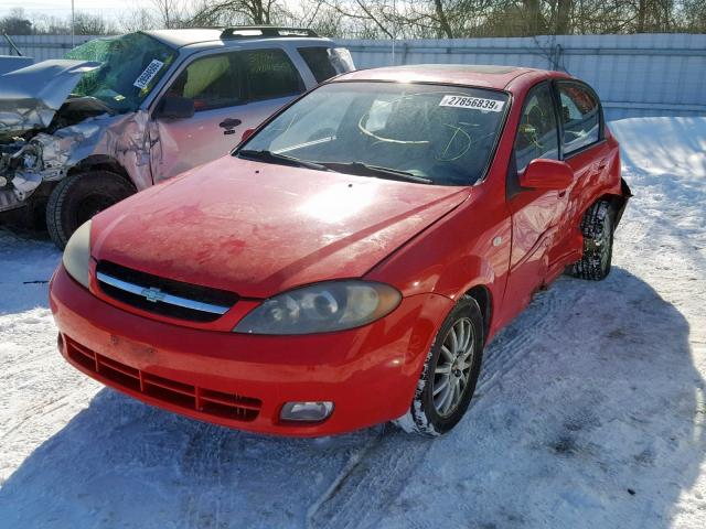 KL1JK69Z16K286416 - 2006 CHEVROLET OPTRA 5 LT RED photo 2