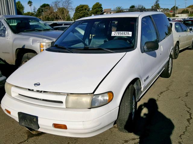 4N2DN11W5SD854017 - 1995 NISSAN QUEST XE WHITE photo 2