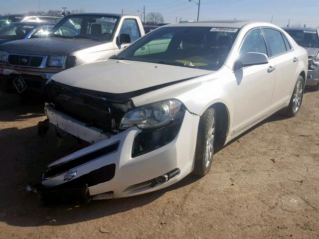 1G1ZE5E7XA4106146 - 2010 CHEVROLET MALIBU LTZ WHITE photo 2