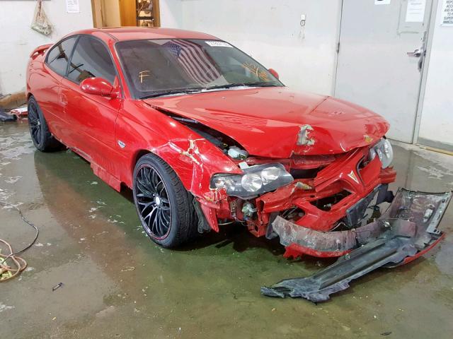 6G2VX12G74L262904 - 2004 PONTIAC GTO RED photo 1