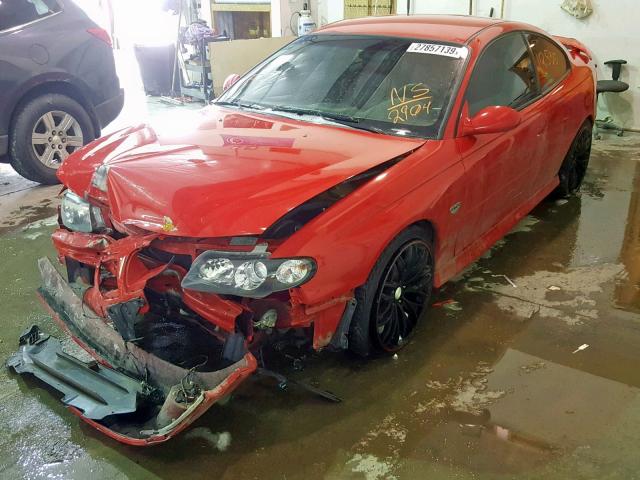 6G2VX12G74L262904 - 2004 PONTIAC GTO RED photo 2