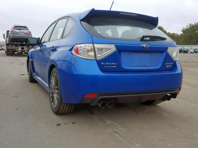 JF1GR7E63CG213617 - 2012 SUBARU IMPREZA WR BLUE photo 3