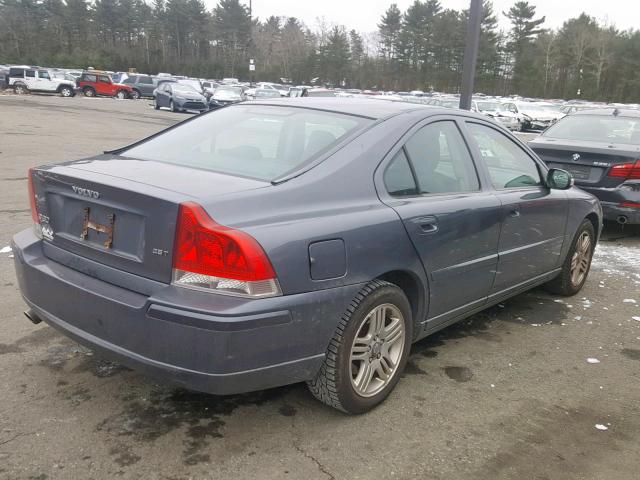 YV1RS592982675830 - 2008 VOLVO S60 2.5T GRAY photo 4