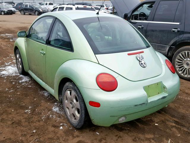 3VWCB21C22M400392 - 2002 VOLKSWAGEN NEW BEETLE Grün Foto 3